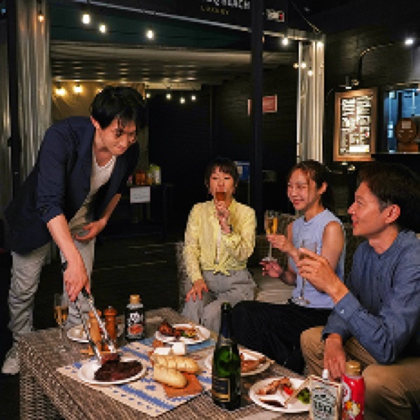BBQの様子1